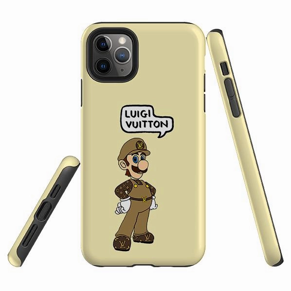 Protective Detail iPhone Tough Case - Luigi Vuitton Mell Yell By Angelica Hicks