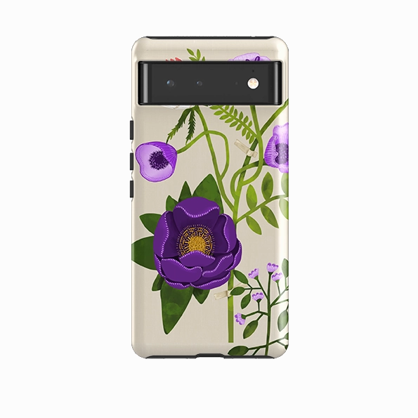 High End Look Google Tough Case -  Herbarium Oracle By Nina Pace