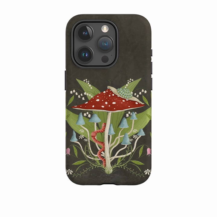 Comfort Shield Texture Stylish Finish Texture iPhone Tough Case - Worm By Maja Lindberg