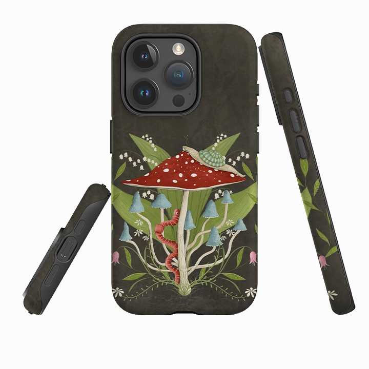 Compact Texture iPhone Tough Case - Worm By Maja Lindberg