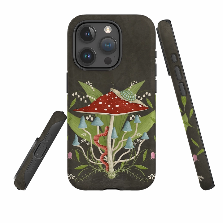 iPhone Tough Case - Worm By Maja Lindberg Gloss Touch Soft Layer Texture