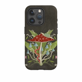 Comfort Shield Texture Stylish Finish Texture iPhone Tough Case - Worm By Maja Lindberg