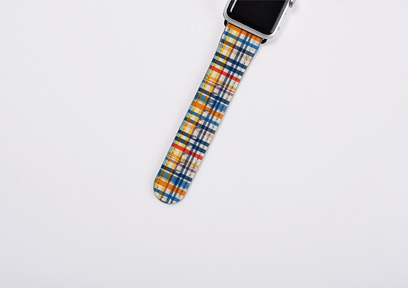 Barcelona Gingham Apple Watch Strap Flexible Fit