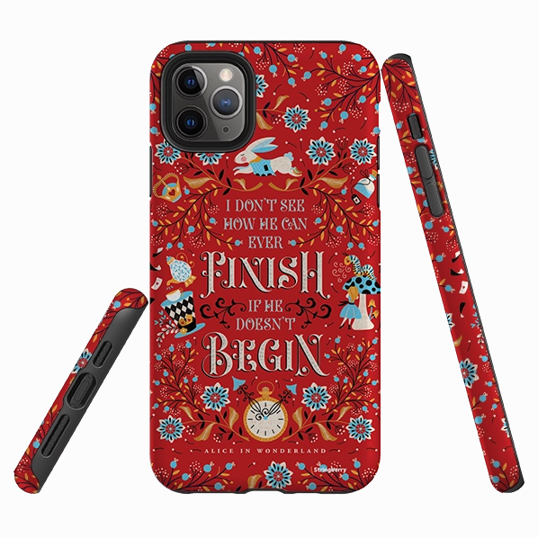 Portable Grip iPhone Tough Case - Alice By Jenny Zemanek