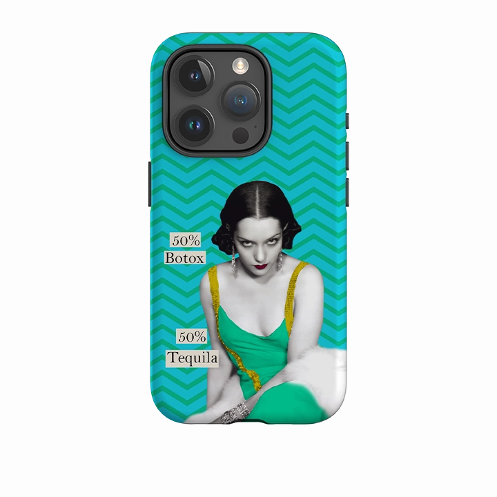 Protective Material iPhone Tough Case - Tequila By Clare Jordan