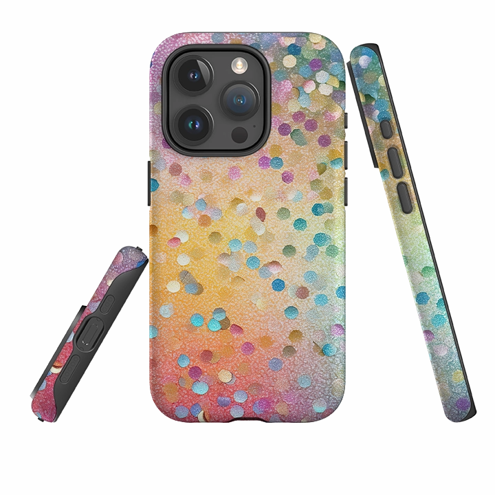 iPhone Case - Space Glitter (case does not glitter) Rugged Surface Elegant Design Layer