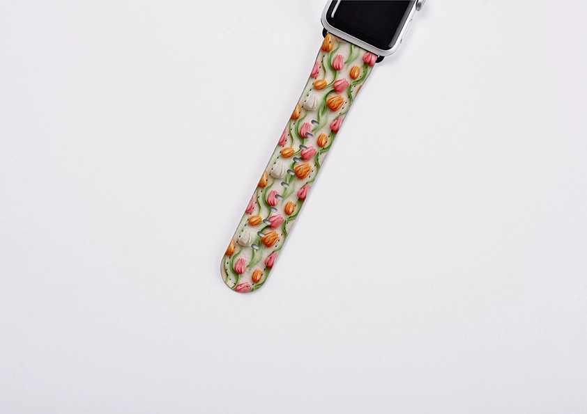 Alkmaar Tulips Apple Watch Strap Active Motion Design