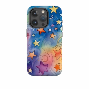Grip Control iPhone Case - Rainbow Stars III