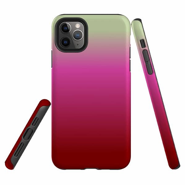 Drop Protection Textured Grip iPhone Tough Case - Rosa By Kitty Joseph