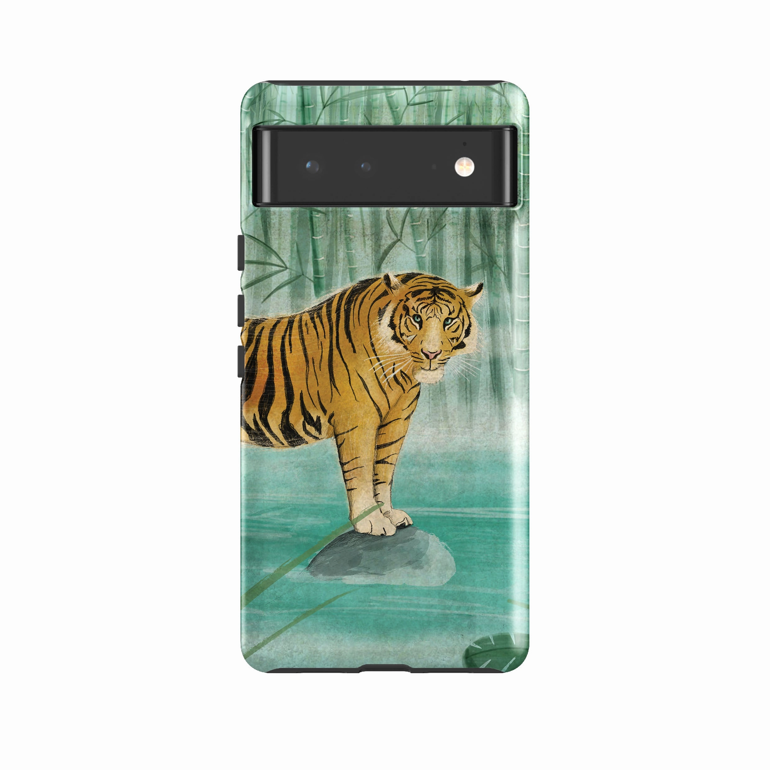 Google Tough Case -  Tiger By Maja Lindberg Durable Detail