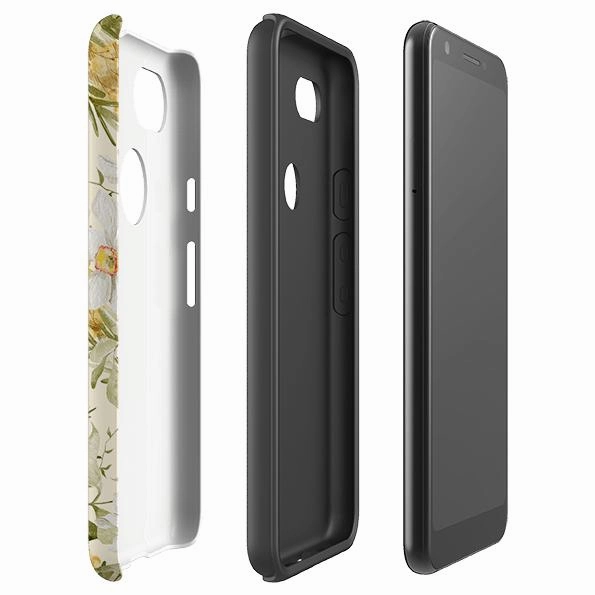 Google Tough Case -  Floral Dog Refined Texture