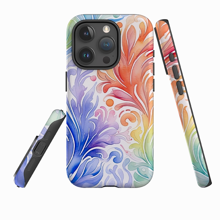 Tough Exterior iPhone Case - Cosmic Waves II