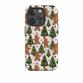 Flexible Detail iPhone Tough Case - Ginger Bread Xmas III