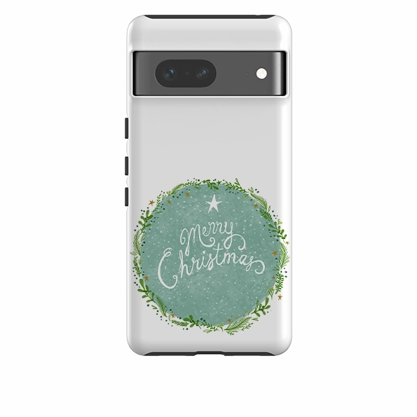 Refined Pattern Google Tough Case - Merry Christmas By Katherine Quinn