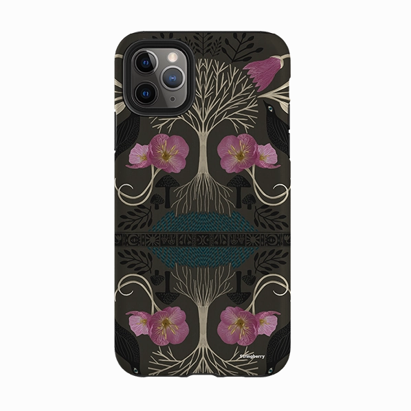 iPhone Tough Case - River Tree By Nina Pace Shock Cushion