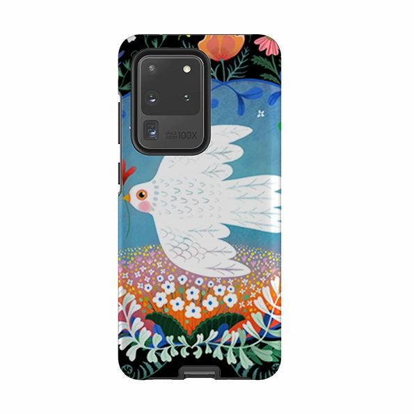 Smooth Shape Luxury Grip Samsung Tough Case - Peacebird By Mia Underwood