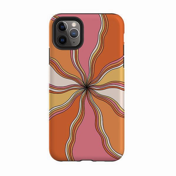 Sleek Edge Versatile Accessory iPhone Tough Case - Swirl