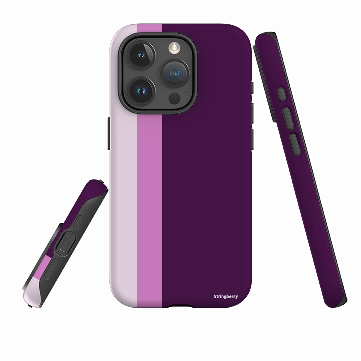 iPhone Case - Sicily Chroma-Stripe easy installation Soft Shield