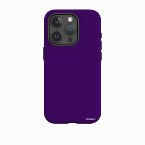 Daily Grip Elegant Texture iPhone Tough Case - Manilla Purple