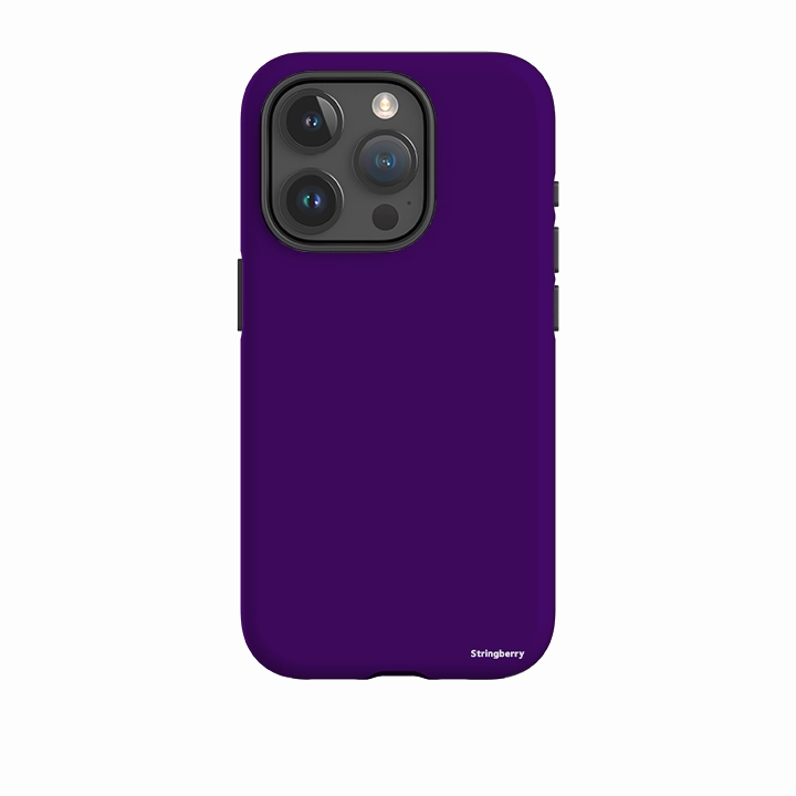 iPhone Tough Case - Manilla Purple Rugged Feel