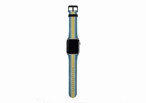 Classic Design All Day Durability Apple Watch Strap- Madrid Chroma Stripe