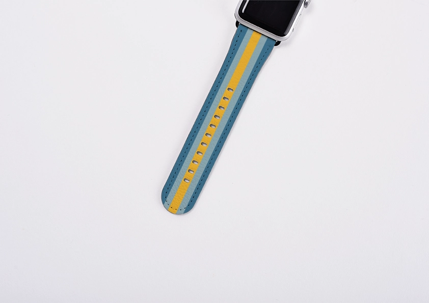 Apple Watch Strap- Madrid Chroma Stripe Outdoor Use