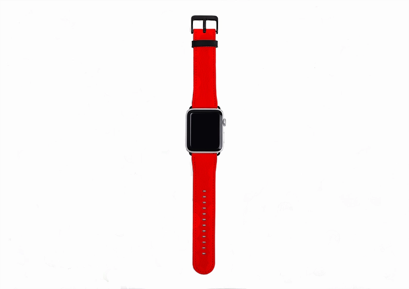 Elegant Modern Appeal Sporty Design Apple Watch Strap- Rome Red