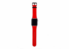 Elegant Modern Appeal Sporty Design Apple Watch Strap- Rome Red