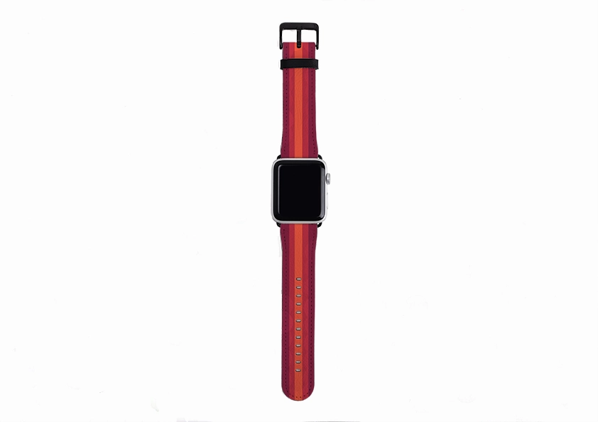 Sweat Proof Design Elegant Modern Appeal Apple Watch Strap- Tokyo Chroma Stripe