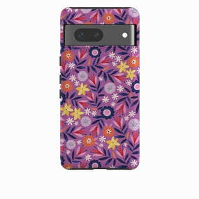 Google Tough Case -  Scattered Flowers I By Ali Brookes Polished Surface Vivid Coloration