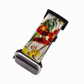 Flexible Feature Design Luxury Comfort Feel Garden Mist Apple Watch Strap