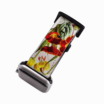 Flexible Feature Design Luxury Comfort Feel Garden Mist Apple Watch Strap