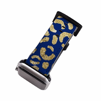 Trendy Design Blue Brush Apple Watch Strap