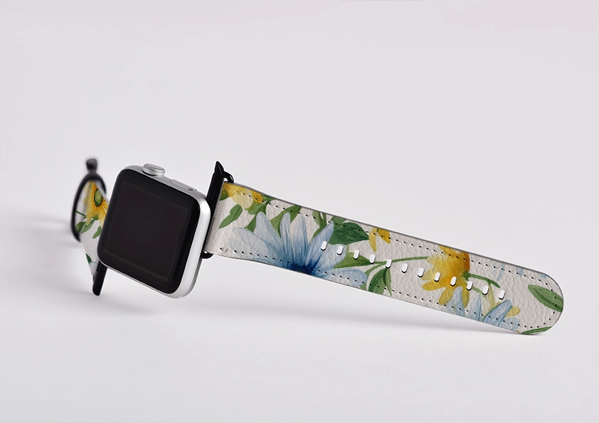 Bright Daisies VII Apple Watch Strap Simple Look