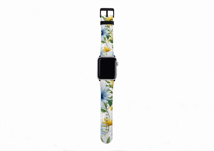 Bright Daisies VII Apple Watch Strap Premium Functional Look Universal Fit