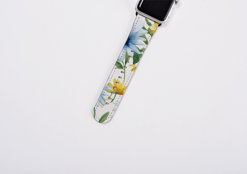 Bright Daisies VII Apple Watch Strap Premium Material