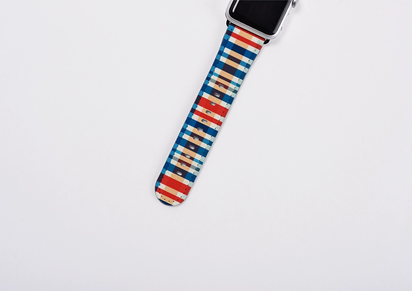 Budapest Gingham Apple Watch Strap Casual Wear Durable Motion Gear