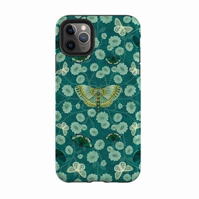 High gloss iPhone Tough Case - Medium Moth 2 By Katherine Quinn