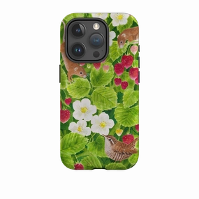 iPhone Tough Case - Strawberry Thieves By Bex Parkin Hard Plastic