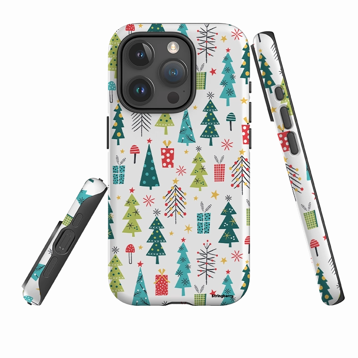 iPhone Tough Case - Trees By Ali Brookes Portable Case Premium Grip
