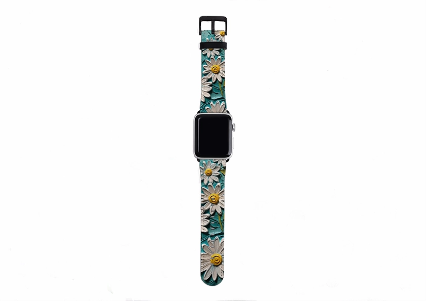 Soft Surface Cape Daisies Apple Watch Strap