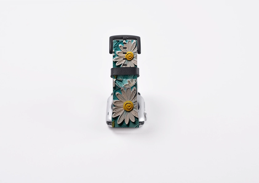 Cape Daisies Apple Watch Strap Premium accessory Stylish Detail