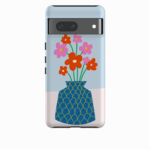 Google Tough Case - Floral Vase II Luxury Finish Smooth Texture Pattern