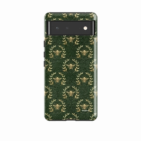 Flexible Detail Vivid Design Texture Google Tough Case -  Kraft Bee Green