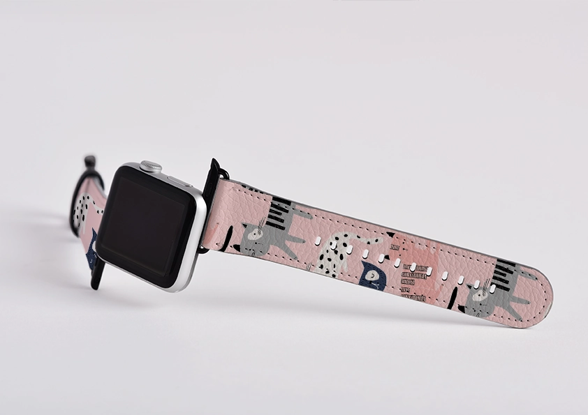 Flexible Durability Cat-titude Apple Watch Strap