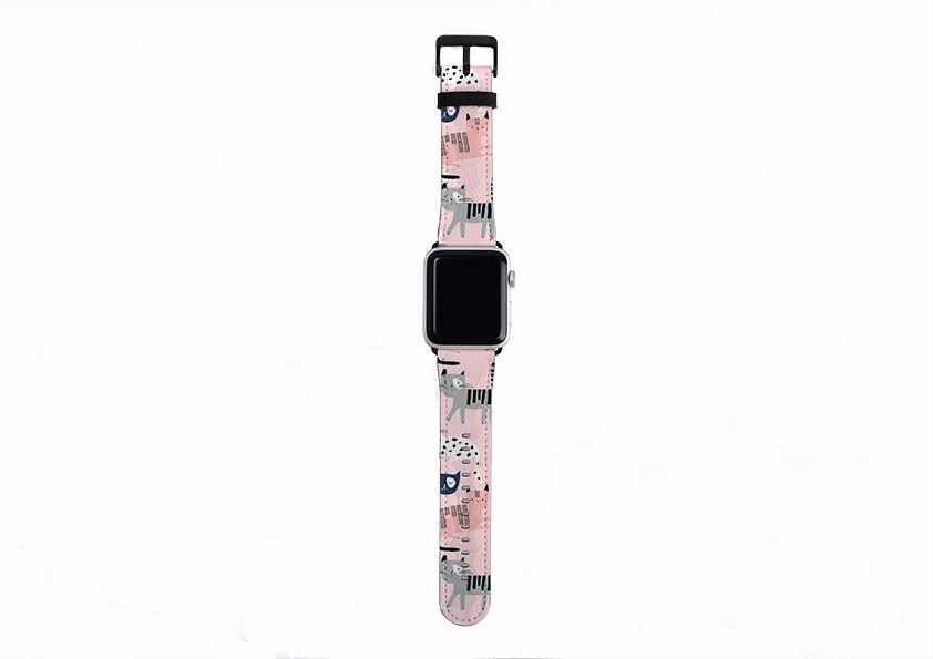 Soft Surface Cat-titude Apple Watch Strap