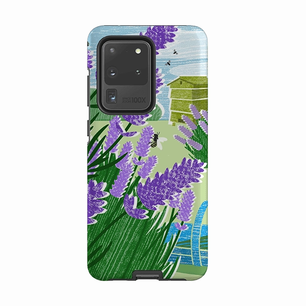 Samsung Tough Case - Lavender Garden By Liane Payne Elegant Surface Texture Refined Finish