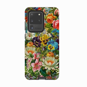 Samsung Tough Case - Floral Burst Luxury Detail Texture Hybrid Pattern Texture