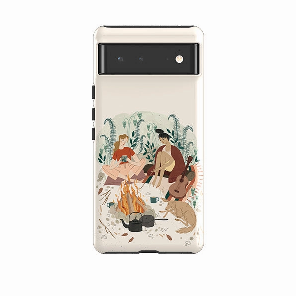 Soft Edge Google Tough Case -  Summer Fire By Meghann Rader