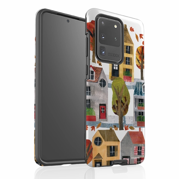 Samsung Tough Case - Houses By Tracey English Flexible Build Form Durable Surface